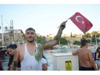 Kabotaj coşkusu Antalya’da denizle buluştu, geleneksel bayrak yarışı nefes kesti