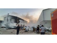 Burdur’da sanayi sitesinde yangın