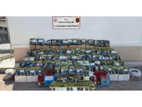 Antalya’da 3 ton kaçak tütün ele geçirildi