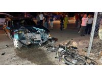 Burdur’da otomobil ile çarpışan motosiklet sürücüsü öldü, 1 yaralı