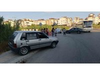 Bir anlık dikkatsizlik kazaya neden oldu