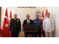 Antalya Valisi Şahin: "Antalya’da son bir haftada 37 yangın çıktı, 52 hektar alan yandı"