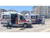 Kazada devrilip, tekrar tekerlerinin üzerine düştü