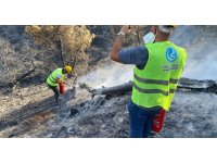 Ülkü Ocakları, Hatay’da yangınla mücadelede vatandaşların yanında oldu