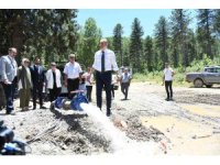 Zorkun Yaylası’nda su sorunu çözüme kavuşuyor