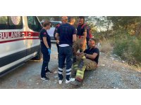 Yangına müdahale sırasına parmağından yaralanan itfaiye eri hastane teklifini reddetti