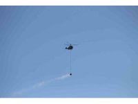 Hatay’da orman yangınına havadan müdahale yeniden başladı