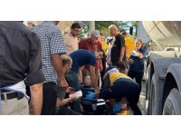 Tırın çarptığı yaşlı adam yaralandı