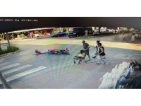 Aynı kavşakta 1 saat arayla 2 motosiklet kazası: 1 yaralı