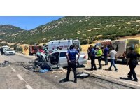 Isparta’da 2 otomobil çarpıştı: 1 ölü, 9 yaralı