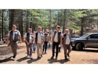 Mersin Orman Bölge Müdürü Gülnar’daki sahalarda incelemelerde bulundu