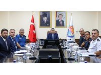 Mersin’de Asayiş Değerlendirme Toplantısı, Vali Toros başkanlığında yapıldı