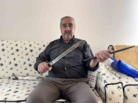 Dedesinin savaşta, hayatta kalmak için kullandığı 170 yıllık süngüyü torunlarına miras bırakacak