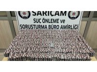 Apartman dairesine yapılan baskında 27 bin 412 uyuşturucu ele geçirildi