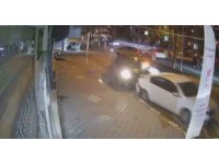 Aracına binmek istediği esnada saniyelerle ölümden döndü: O anlar kamerada