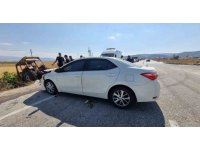 Burdur-Fethiye kara yolunda traktör ile otomobil çarpıştı: 5 yaralı