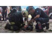 Kedisi içerdeyken evi evi yanan Ukraynalı kadın yaşadığı şoku anlattı