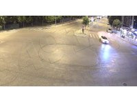 Drift yapan sürücü KGYS kameralarından kaçamadı