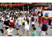 Mersin’de çocuklar ’Köy Bizim, Şenlik Bizim’ etkinliğiyle doyasıya eğlendi