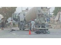 Beton mikseri motosikleti ezdi: 2 ölü
