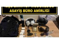 Villadan hırsızlık yapan şüpheli, çalıntı eşyalarla birlikte Alanya’da yakalandı