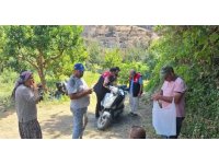 Gazipaşa’da yangın mağduru üreticilerin hasarı tespit edildi