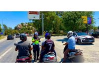Antalya’da 3 bini aşkın motosiklet denetlendi, 80 araç trafikten men edildi