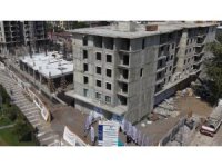 Osmaniye’de rezerv alanda binalar yükseliyor