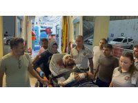 Orman yolu çalışmasında patlatılan dinamit işçiyi ağır yaraladı
