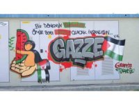 Onikişubat Belediyesi, Filistin temalı grafitilerle trafoları vicdan anıtına dönüştürdü