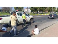 Kazada babasının otomobilinin halini gören küçük çocuk gözyaşlarını tutamadı