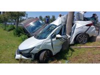 Ortalığı savaş alanına çevirdi: Önce 3 araca ardından sivil polis aracına çarptı: 2 polis yaralı