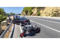 Manavgat’ta 4 araçlı zincirleme kaza: 1 yaralı