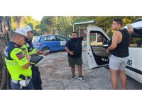 Manavgat’ta sigorta sistemi arızası sürücüye zor anlar yaşattı