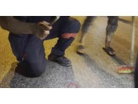 Kazada kopan parmağı gece karanlığında arayarak buldular