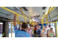 Büyükşehir’in toplu ulaşım araçlarındaki sıkı denetimleri devam ediyor