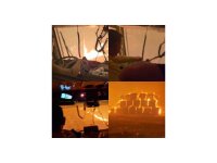 Mersin’deki orman yangınında ekiplerin zor anları kameraya yansıdı