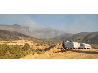 Hatay’da yangın bölgesine yakın mesafedeki 2 mahallede bin 115 kişi tahliye edildi