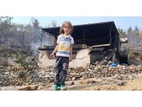 Mersin’de orman yangınında evler yandı, hayvanlar telef oldu