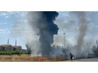 Alanya’da kaynak makinesinden sıçrayan kıvılcım yangına neden oldu