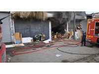 Hatay’da mobilya atölyesinde yangın