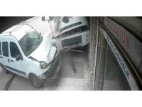 Freni boşalan arazöz ortalığı savaş alanına çevirdi: O anlar kamerada