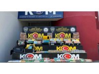 Kargoyla gelen kaynak makinelerinden kaçak sigaralar çıktı