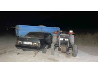 Burdur’da otomobil ile traktör çarpıştı, 1’i ağır 2 yaralı