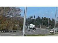 Ana yolda ters yönde ilerleyip dirift atan sürücülere ceza yağdı