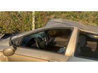 Alanya’da otomobil şarampole uçtu: 1 yaralı