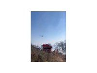 Mersin’de orman yangını havadan ve karadan müdahale ile söndürüldü