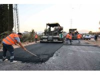 Büyükşehir’den Şehir Hastanesi yoluna sıcak asfalt