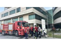 Hastanenin bodrum katından yükselen dumanlar ekipleri alarma geçirdi