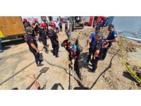 Göçükte kalan işçi kurtarıldı